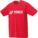 【ヨネックス YONEX】ヨネックス ジュニア テニス ドライTシャツ 16501J サンセットレッド 496 J130