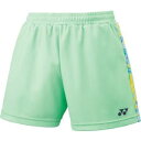 【ヨネックス YONEX】ヨネックス レディース テニス ニットショートパンツ 25073 パステルグリーン 776 XO