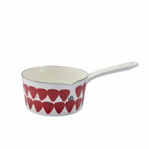 【豊琺瑯】豊琺瑯 プルーン ホーロー ミルクパン 15cm あかいちご YJM-104