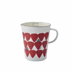 【豊琺瑯】豊琺瑯 プルーン ホーロー メジャーカップ L あかいちご PMC-701