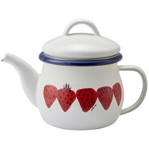 【豊琺瑯】豊琺瑯 プルーン ホーロー ティーポット あかいちご PTP-601