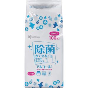 【アイリスオーヤマ IRIS】アイリスオーヤマ WTT-100A 288652 除菌ができるウエットティッシュ 詰め替..