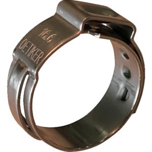 【オエティカ Oetiker】オエティカ 16702495 PG167 ステップレスイヤークランプ Φ14.1 - 16.6mm