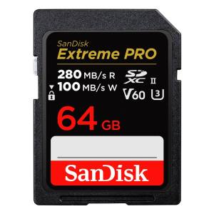 yTfBXN SanDisk COpbP[WzTfBXN SDXC 64GB SDSDXEP-064G-GN4IN UHS-II Extreme PRO U3 V60