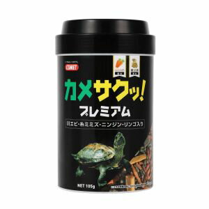 ・スティック状の「総合栄養食」にカメの大好物の「川エビ」「糸ミミズ」、健康に効果がある「ニンジン」、「リンゴ」を混ぜたフードです。・納豆菌、乳酸菌、酵母菌がカメの腸内で善玉菌を活性化させ、腸内細菌のバランスを整えます。また、納豆菌が排泄物を分解することで水の汚れやイヤなニオイを軽減します。【原材料】フィッシュミール、小麦粉、シュリンプミール、フィッシュレバー、ブラインシュリンプ、海藻、ニンジンエキス、善玉菌(納豆菌・乳酸菌・酵母菌)/川エビ/糸ミミズ/ニンジン/リンゴ【保証成分】主成分(スティック) 粗蛋白質33%以上、粗脂肪4%以上、粗繊維3%以下、粗灰分10%以下、水分10%以下【給与方法】・1日数回食べきれる量を与えてください。・カメは寒くなると食欲が減り、暖かくなるにつれてたくさん食べるようになるため、気温により与える量を調整してください。・ニンジンやリンゴ等はカメの口の大きさにあわせて、小さくちぎって与えてください。【賞味期限】910日【原産国または製造地】台湾【諸注意】・天然原料を使用しておりますので、製造時期等により粒の色が変わることがございますが、品質には影響がございません。【広告文責】ハーマンズ株式会社03-3526-5222【製造販売元】株式会社 イトスイ【生産国】台湾【商品区分】爬虫・両生類フードペットフード(食品)賞味(消費)期限について最新の賞味(消費)期限でのお届けが出来るように、ご注文分を都度メーカーや問屋から最新在庫を取寄せし出荷しています。賞味(消費)期限のお問い合わせや指定はこのような都合上お受け致しかねております。また商品によってはメーカーにより期限の設定が無い場合がございます。