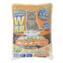 【ペットプロジャパン PetPro】ペットプロジャパン デオフリー 強力消臭 おからと木の猫砂 6L PetPro