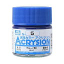 【GSIクレオス】ミスターホビー N005 新水性カラー アクリジョンカラー ブルー 青 GSI クレオス