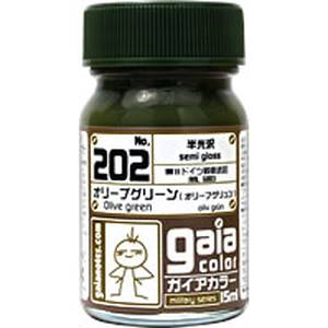 【ガイアノーツ】ガイアノーツ 33202 ミリタリーカラー 202 オリーブグリーン 15ml