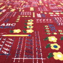 送料無料!!【moda】moda USA71 SCHOOL DAYS ABC & 123/APPLE 50cm×110cm幅 輸入生地 USAコットン メーカー直送 代引不可 北海道沖縄離島不可【smtb-u】