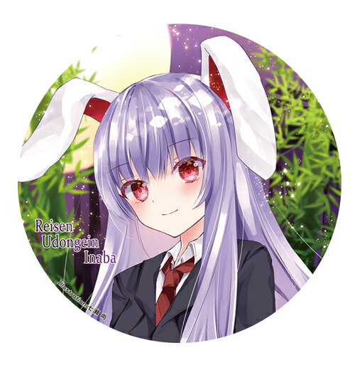 【すなめりドリル】すなめりドリル缶バッジ　うどんげ(七瀬)21-04