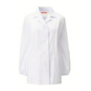 【カゼン KAZEN】カゼン 335-30 女子衿付調理衣 長袖 シロ 4Lサイズ KAZEN(3)