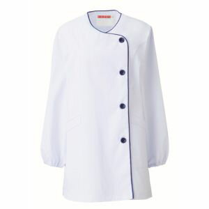 【カゼン KAZEN】カゼン 660-31 調理衣 長袖 ブルー Lサイズ KAZEN