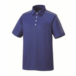 【カゼン KAZEN】カゼン KZN232-11 ニットシャツ ブルー 4Lサイズ KAZEN