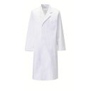 【カゼン KAZEN】カゼン 110-20 メンズ診察衣S型長袖 シロ Sサイズ KAZEN