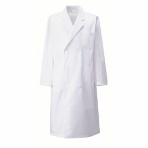 【カゼン KAZEN】カゼン 115-30 メンズ診察衣W型長袖 シロ Lサイズ KAZEN 【カゼン KAZEN】カゼン 115-30 メンズ診察衣W型長袖 シロ Lサイズ KAZEN