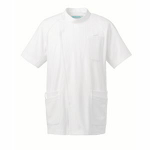 【カゼン KAZEN】カゼン 982-40 メンズジャケット半袖 ホワイト 3Lサイズ KAZEN