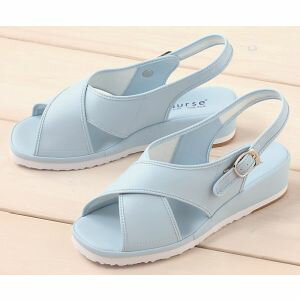 送料無料！！【富士ゴムナース】富士ゴムナース 750 クロスサンダル ブルー 23.5cm メーカー直送 代引不可 北海道沖縄離島不可【smtb-u】