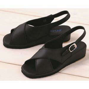 送料無料！！【富士ゴムナース】富士ゴムナース 750 クロスサンダル ブラック 23cm メーカー直送 代引不可 北海道沖縄離島不可【smtb-u】