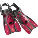 【リーフツアラー ReefTourer】リーフツアラー コンパクトストラップフィン メタリックダークレッド MDR M RF0106