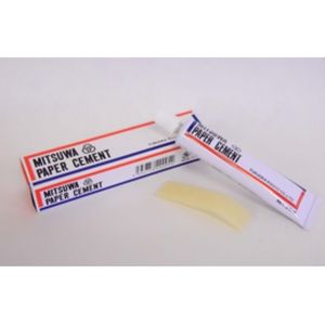 【福岡工業】ミツワ ペーパーセメント Wコート チューブ 20ML 福岡工業