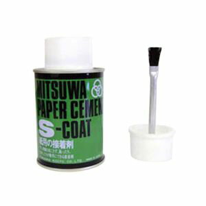 【福岡工業】ミツワ ペーパーセメント Sコート 丸缶 250ML 福岡工業