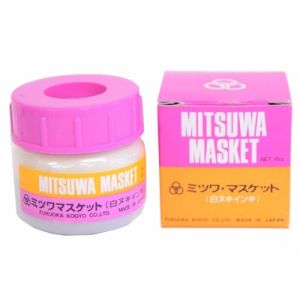 【福岡工業】ミツワ マスケットインキ 白ヌキンインキ 45ML 福岡工業