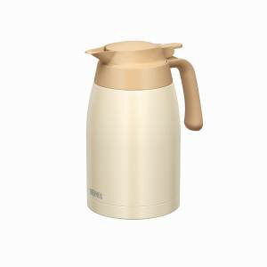 【サーモス THERMOS】サーモス ステンレスポット 1.5L クリームホワイト TTB-1501 THERMOS 【サーモス THERMOS】サーモス ステンレスポット 1.5L クリームホワイト TTB-1501 THERMOS