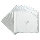 【サンワサプライ SANWA SUPPLY】サンワサプライ FCD-PN10WN Blu-ray DVD CDケース 10枚セット ホワイト(2)