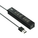 【サンワサプライ SANWA SUPPLY】サンワサプライ USB-2H701BKN USB2.0ハブ 7ポート