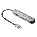 【サンワサプライ SANWA SUPPLY】サンワサプライ USB-3TCHLP7S USB Type-Cマルチ変換アダプタ HDMI LAN付(2)