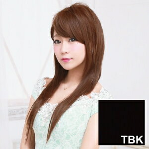 【プリシラ】プリシラ ハーフキャップ ナチュカワ ストレート 耐熱 ブラック J-806-TBK