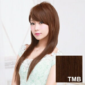 【プリシラ】プリシラ ハーフキャップ ナチュカワ ストレート 耐熱 マロンブラウン J-806-TMB