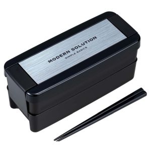 【岩崎工業 IWASAKI】ラストロウェア イージーケアランチボックス 2段 B-1488 HN ラストロウェア Lustroware