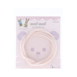 【清原 KIYOHARA】清原 モフモフモール 幅3mm ストロベリーミルク MOF-01 STM KIYOHARA