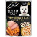 【マース MARS】マース シーザー 自然素材レシピ 平飼い鶏の蒸しささみ にんじん チーズ入り 60g