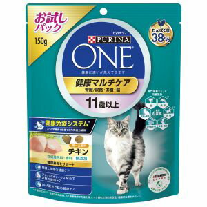 【ネスレ日本 Nestle】ネスレ ピュリナワンキャット 健康マルチケア 11歳以上 チキン 150g