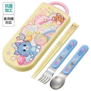 【スケーター SKATER】スケーター とむとじぇりーごっこ 抗菌 食洗機対応 スライド式 トリオセット TAC..