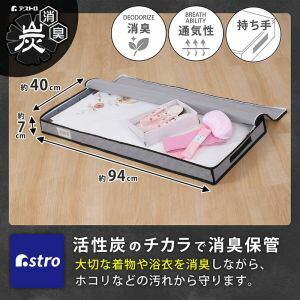 【アストロ】アストロ 活性炭 着物 収納ケース スリム 171-66