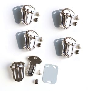 【日本紐釦貿易 Nippon Chuko】NBK 豆差込錠 シルバー 5個入り M253-S 日本紐釦貿易