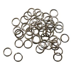 【日本紐釦貿易 Nippon Chuko】NBK 丸リング 内径10mm 50個入 シルバー S26-29 日本紐釦貿易