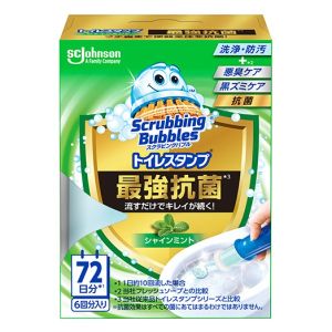 【ジョンソン Johnson】ジョンソン スクラビングバブル トイレスタンプ 最強抗菌 シャインミント 本体 38g
