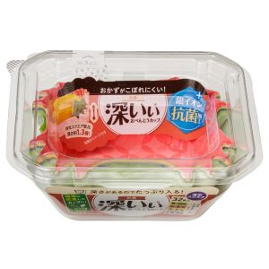 【東洋アルミエコープロダクツ】東洋アルミ 抗菌深いぃ おべんとうカップ 深型 スクエア 4色 32枚入