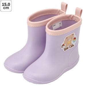 【スケーター SKATER】スケーター Bear Cafe ワッペン付レインブーツ 15cm RIBTW15 【スケーター SKATER】スケーター Bear Cafe ワッペン付レインブーツ 15cm RIBTW15
