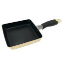 【ベストコ BESTOCO】ベストコ 玉子焼き器 エッグパン 13×14cm クリームちびパン ミニ IH ガス火 オール熱源対応 NQ-0104 カリーノ