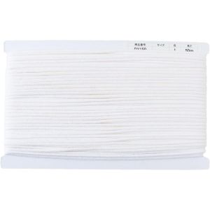 【日本紐釦貿易 Nippon Chuko】NBK アクリルコード 約φ4mm×50m 白 DY150-1 日本紐釦貿易