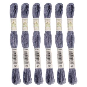 【DMC】DMC 刺しゅう毛糸 ECOVITA エコヴィータ ウールスレッド 1カセ 16m 同色6本入 col.602 DMC360-B..