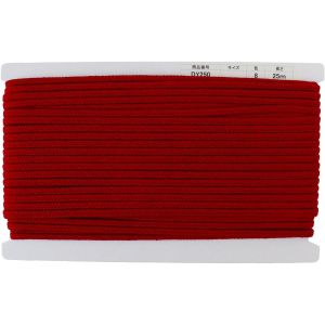 【日本紐釦貿易 Nippon Chuko】NBK アクリルコード 約φ6mm×25m ワインレッド DY250-8 日本紐釦貿易(3)