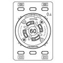 【パナソニック Panasonic】パナソニック WF2460B 接地3P60A引掛埋込コンセント B(2)