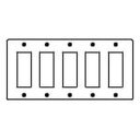 【パナソニック Panasonic】パナソニック WN7515 フルカラー新金属プレート15コ用