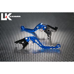 【ユーカナヤ U-KANAYA】U-KANAYA YA040-082-0204 レバーセット STD/ショート BL/RD YZF-R25/R3(4)